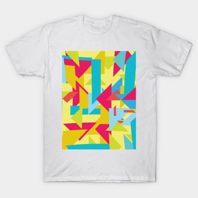 Geometric Shapes Vintage T-Shirt by Tobe_Fonseca